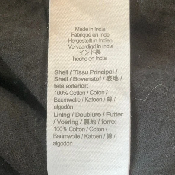 NWT J.CREW black short-sleeved dress with pockets and v neck - Picture 12 of 14